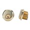 Trans Atlantic Co. 1" Bright Brass Single Mortise Cylinder with Yale Keyway DL-CYLTA550BYKA2-US3 - alternate 2